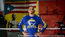 April 8, 2019 - SUMINISTRADAS.Entrenamiento de Medios de Felix Verdejo en PR.Credito Fotos: Peter Amador / Top Rank