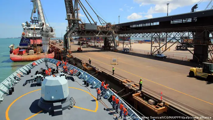Australien Darwin Hafen | Fregatte Huangshan der chinesischen Volksbefreiungsarmee Navy