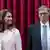 Bill Gates and Melinda Gates standing in Paris