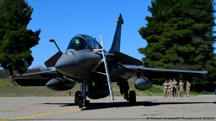 Griechenland Rafale Kampfjet der französischen Luftwaffe