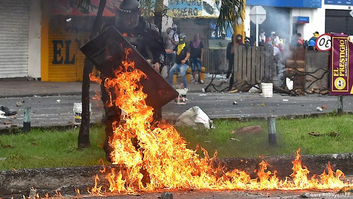 Kolumbien Proteste gegen Steuerreform Cali