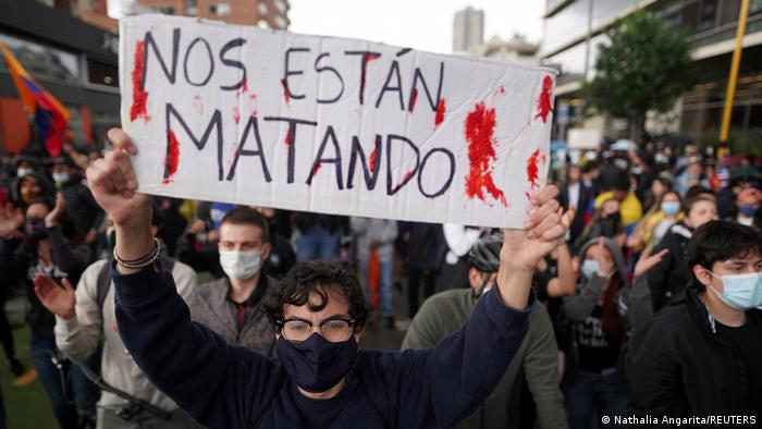 Protestas en Bogotá. (4.05.2021).