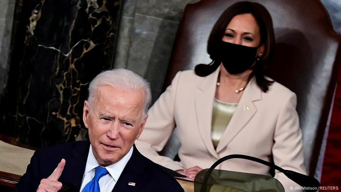 US-Präsident Joe Biden und seine Vize Kamala Harris in Washington US-Präsident Joe Biden und seine Vize Kamala Harris in Washington