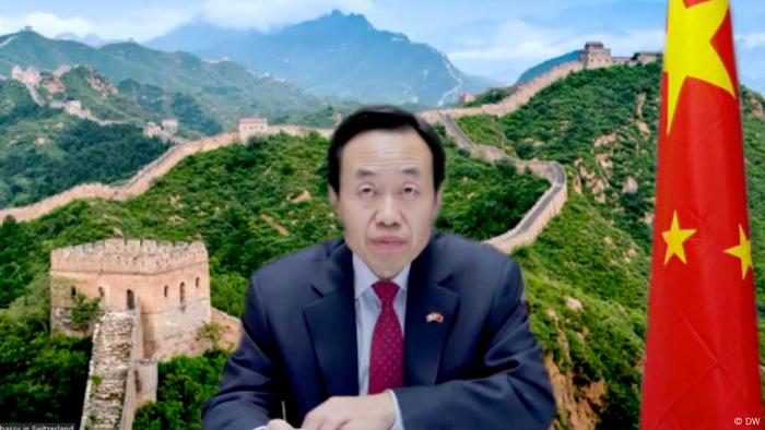 Wang Shihting, China's ambassador in Switzerland