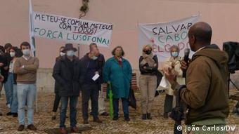 Portugal Solidaritätsprotest in Lissabon für die Menschen in Cabo Delgado