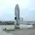 Der Prototyp der Rakete nach seiner erfolgreichen Landung in Texas 
