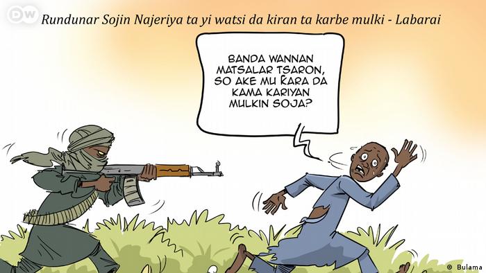 Karikatur: Nigeria Banditen