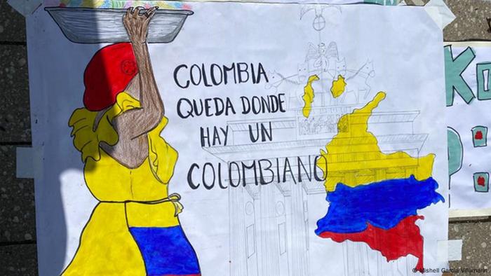 Colombianos En Alemania Y Las Protestas Aunque Estemos Lejos Estamos Con Ustedes Colombia En Dw Dw 08 05 2021