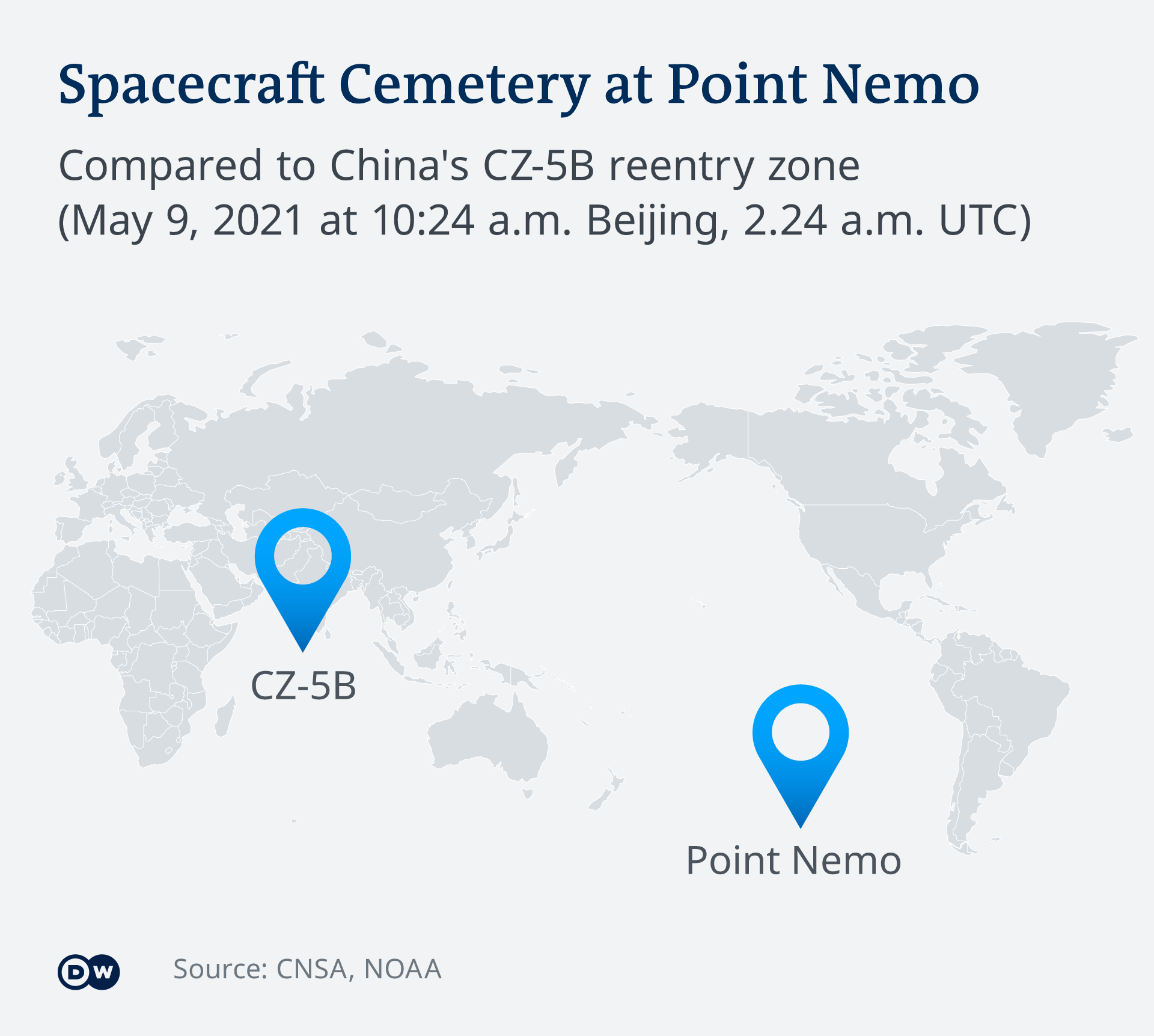 Sea Burials Where Space Stations Rockets Rust In Peace Science In Depth Reporting On Science And Technology Dw 14 05 21