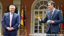 Presidente argentino inicia gira por España y Alemania