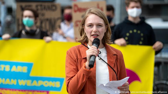 Ria Schröder en campagne pour le FDP
