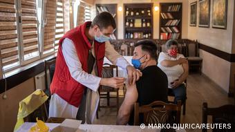 Serbien Ochse gegen Impfung 