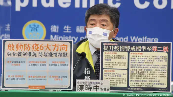 Taiwan Minister für Gesundheit und Wohlfahrt Chen Shih-chung 