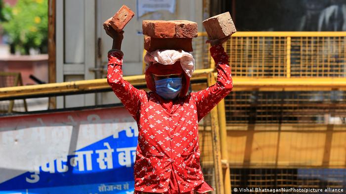 A female worker India