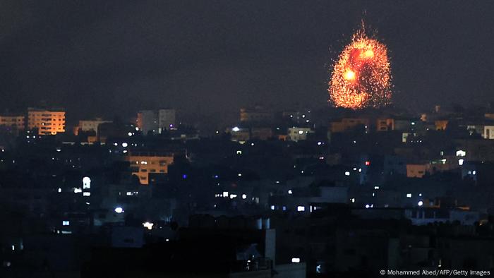 Palestine Gaza Strip |  Israeli air strike on Beit Lahia