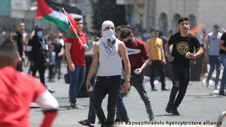 Westjordanland West Bank | Nahostkonflikt | Demonstranten 