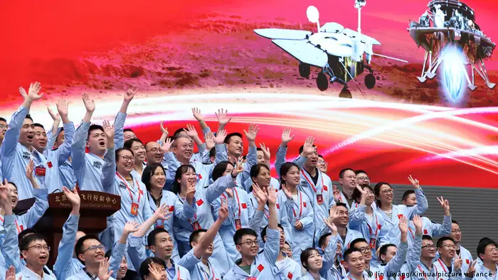 China | chinesische Sonde landet erfolgreich auf dem Mars