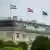 Прапор Ізраїлю на будівлі адміністрації канцлера Австрії як знак солідарності у конфлікті на Близькому Сході