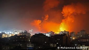 Israel Palästina Gazastreifen | Luftschläge in der Nacht