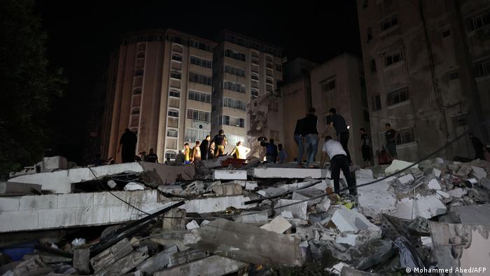 Konflikt in Nahost | Gaza-City Zerstörungen nach Luftangriffen aus Israel
