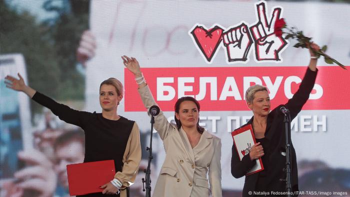 Belarus l Veronika Tsepkalo, Svetlana Tikhanovskaya and Maria Kolesnikova 