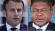 Bildkombo Präsident Emmanuel Macron und Filipe Nyusi Bildkombo Präsident Emmanuel Macron und Filipe Nyusi