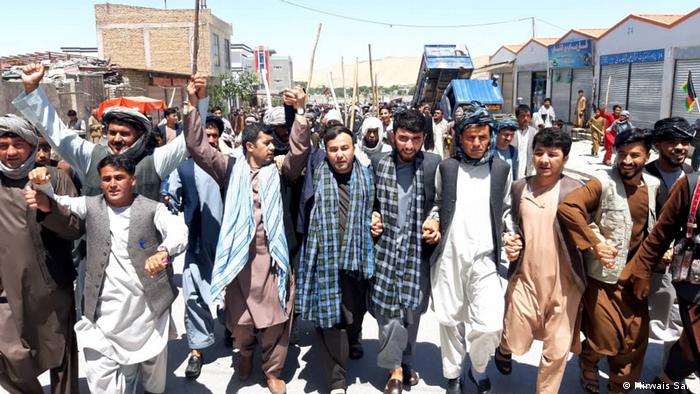 Afghanistan Protest in der Faryab Provinz Afghanistan Protest in der Faryab Provinz