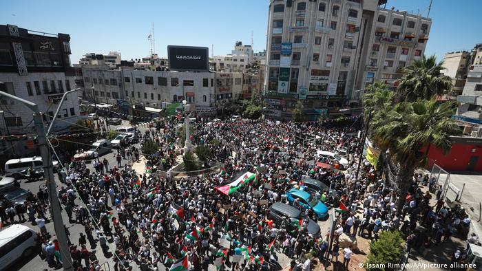 Ausschreitungen und Proteste in Ramallah I West Bank
