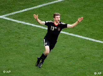 德国队１３号托马斯·米勒在对决阿根廷的比赛中攻入本次世界杯最快进球
