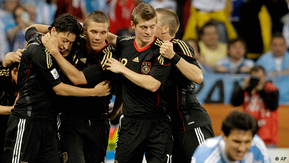 WM Südafrika 2010 Deutschland vs Argentinien Flash-Galerie