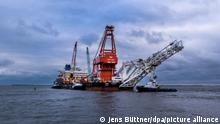 Nord Stream 2 l Russisches Verlegeschiff Fortuna, Wismar