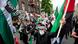 Protesto de palestinos em Berlim em maio de 2022