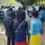 Protest gegen das Unternehmen Sasol in Inhambane, Mosambik