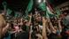 Gazze'de Hamas taraftarlarının bir gösterisi Gazze'de Hamas taraftarlarının bir gösterisi