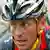 Lance Armstrong of the US reacts prior to the start of the second stage of the Tour de France cycling race over 201 kilometers (125 miles) with start in Brussels and finish in Spa, Belgium, Monday July 5, 2010. (AP Photo/Bas Czerwinski)
