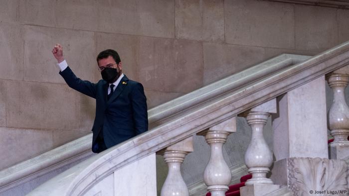 Amtseinführung des neuen Präsidenten von Katalonien Pere Aragones