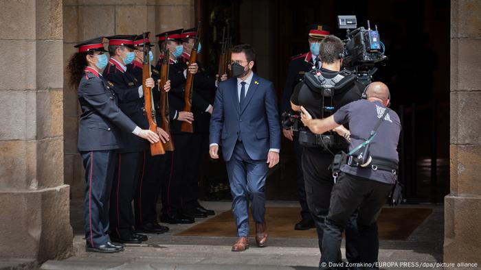 Amtseinführung des neuen Präsidenten von Katalonien Pere Aragones