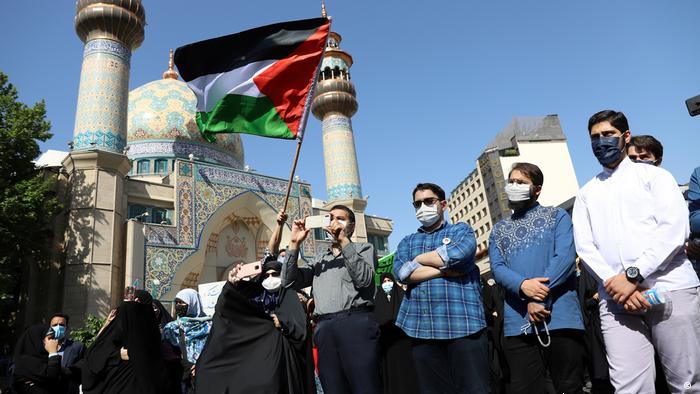 تظاهرات در تهران در حمایت از فلسطینیان، ۱۳ مه ۲۰۲۱