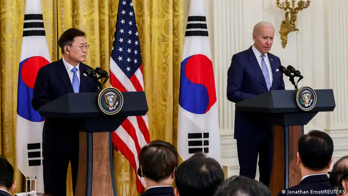 USA PK Moon Jae-in und Joe Biden