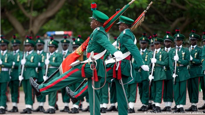 Military parade in the 55th anniversary of the Nigerian independence