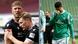 Arminia Bielefeld's Fabian Klos celebrates while Werder Bremen's Milot Rashica looks dejected Arminia Bielefeld's Fabian Klos celebrates while Werder Bremen's Milot Rashica looks dejected