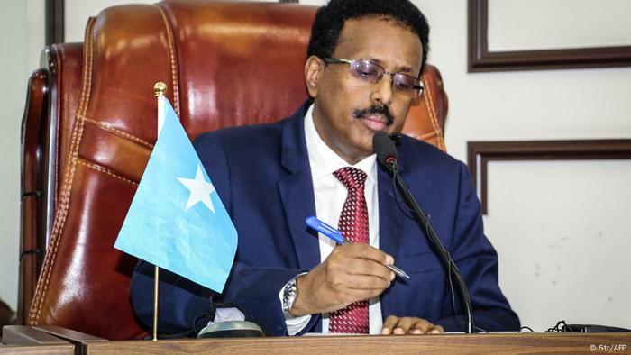 Somali President Mohamed Abdullahi Mohamed 