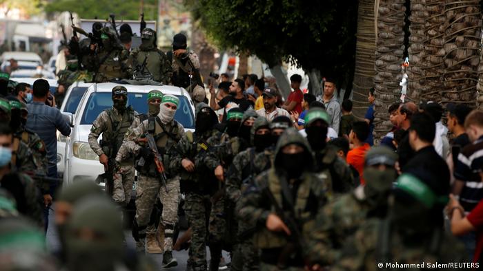 Israel Palästina Hamas Parade Gaza City