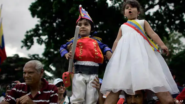 Flash Format Kinder in Venezuela Bolivar Anhänger Caracas