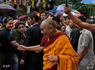 7月6日达赖喇嘛在印度度过75岁生日