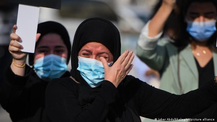 A women's protest in Kuwait