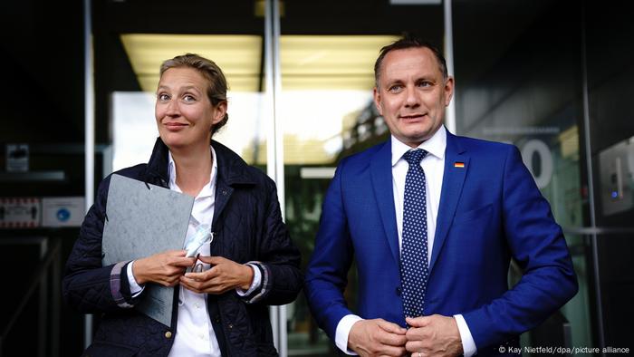 Deutschland Wahlkampf l AfD stellt Spitzenduo vor - Alice Weidel und Tino Chrupalla