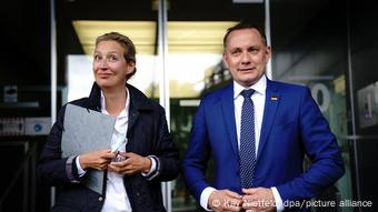 Deutschland Wahlkampf l AfD stellt Spitzenduo vor - Alice Weidel und Tino Chrupalla