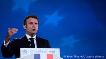 Belgien EU-Gipfel l Französischer Präsident Macron