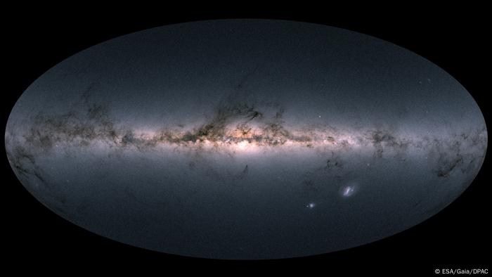 Un mapa de la Vía Láctea desde el satélite Gaia de la ESA.